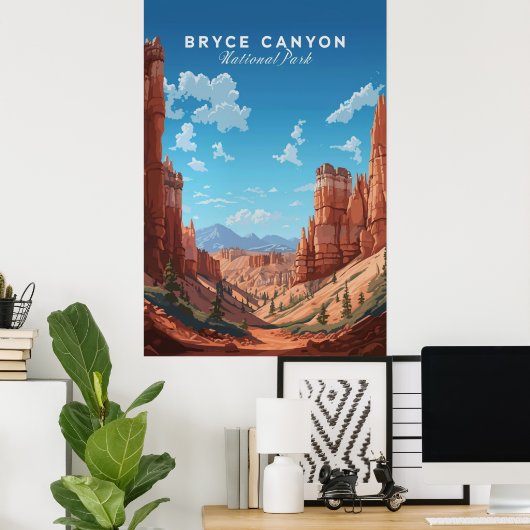 Bryce Canyon I Poster (Heimbüro)