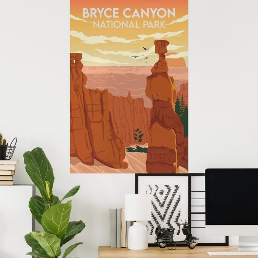Bryce Canyon II Poster (Heimbüro)