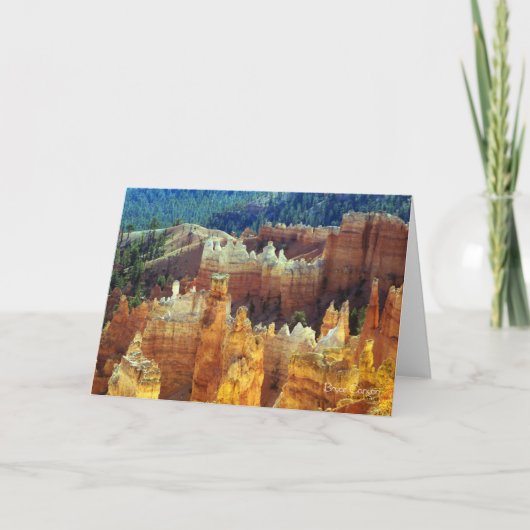 Bryce Canyon Karte (Vorderseite)