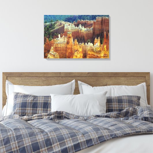 Bryce Canyon Leinwanddruck (Insitu (Schlafzimmer))