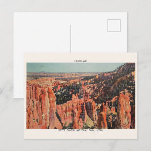 BRYCE CANYON NATIONAL PAR, FAIRYLAND-Geschenke Postkarte