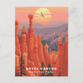 Bryce Canyon National Park Art USA Postkarte (Vorderseite)