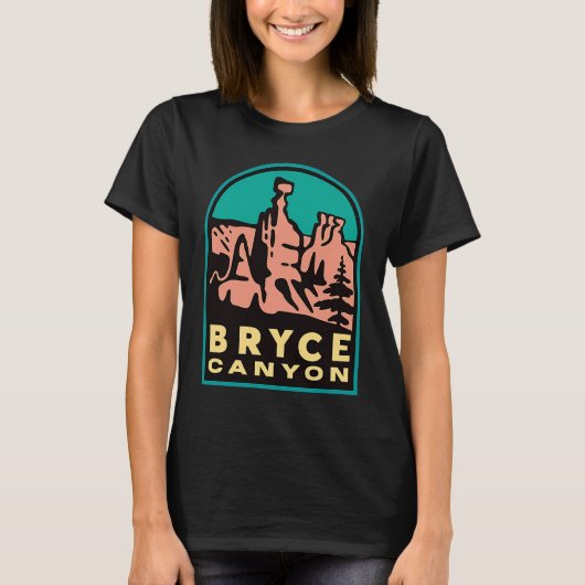 Bryce Canyon National Park Badge T-Shirt (Vorderseite)