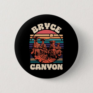 Bryce Canyon National Park Souvenir Outdoor-Wander Button
