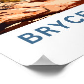 Bryce Canyon National Park Travel Print Poster (Ecke)