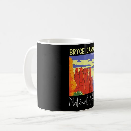 Bryce Canyon National Park USA Kaffeetasse (Vorderseite Links)
