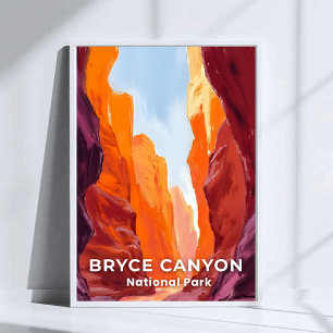 Bryce Canyon National Park   Utah Reise Poster