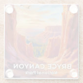 Bryce Canyon National Park | Utah Travel Glasuntersetzer (Rückseite)