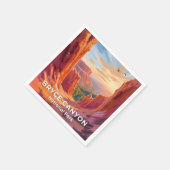 Bryce Canyon National Park | Utah Travel Serviette (Ecke)