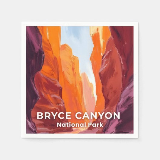 Bryce Canyon National Park | Utah Travel Serviette (Vorderseite)