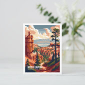 Bryce Canyon National Park Utah USA Postkarte (Stehend Vorderseite)