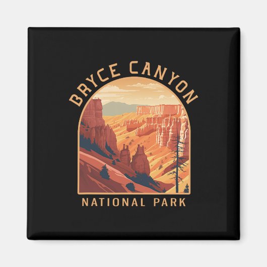 Bryce Canyon National Park Vintage  Magnet (Vorne)