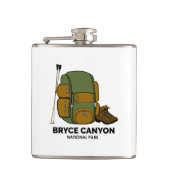 Bryce Canyon Nationalpark Backpack Flachmann (Vorderseite)