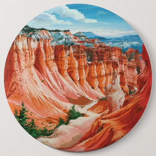 Bryce-Canyon-Nationalpark Button (Vorderseite)