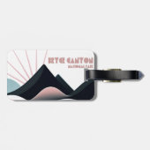 Bryce Canyon Nationalpark Colored Hills Gepäckanhänger (Rückseite horizontal)