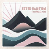 Bryce Canyon Nationalpark Colored Hills Glasuntersetzer (Vorderseite)