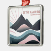 Bryce Canyon Nationalpark Colored Hills Ornament Aus Metall (Links)