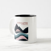 Bryce Canyon Nationalpark Colored Hills Zweifarbige Tasse (Vorderseite Links)