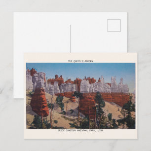 Bryce-Canyon-Nationalpark DER KÖNIGINNENHOF Postkarte