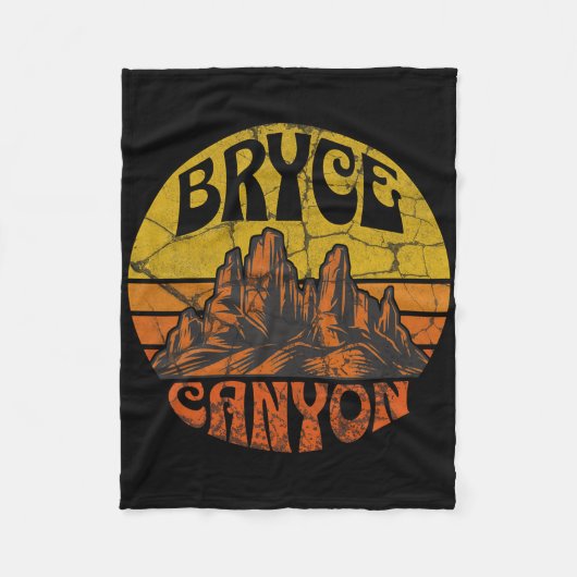 Bryce Canyon Nationalpark Fleecedecke (Vorderseite)