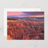 Bryce Canyon Nationalpark Foto Postkarte (Vorne/Hinten)