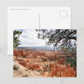 Bryce Canyon Nationalpark Hoodoos Postkarte (Vorne/Hinten)