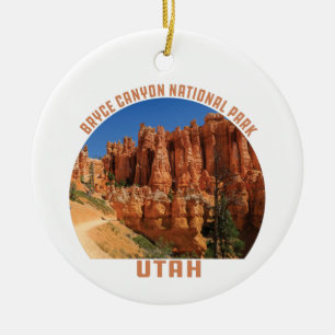 Bryce Canyon Nationalpark hoodoos utah Vintag Keramik Ornament