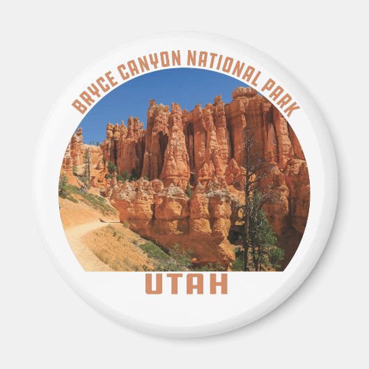 Bryce Canyon Nationalpark hoodoos utah Vintag Magnet (Vorne)