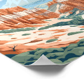 Bryce Canyon Nationalpark Locarno Poster (Ecke)