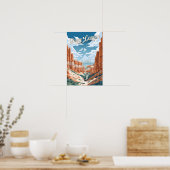 Bryce Canyon Nationalpark Locarno Poster (Küche)