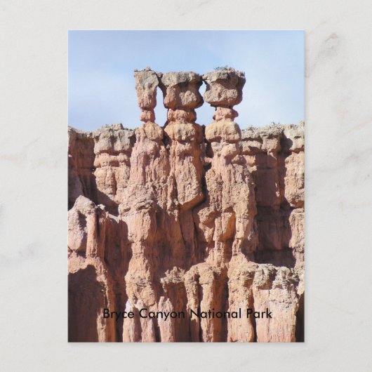 Bryce Canyon Nationalpark Postcard Postkarte (Vorderseite)