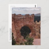 Bryce Canyon Nationalpark Postkarte (Vorne/Hinten)