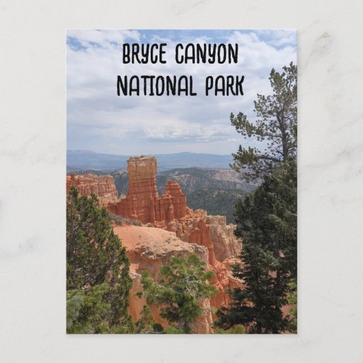 Bryce Canyon Nationalpark Postkarte (Vorderseite)