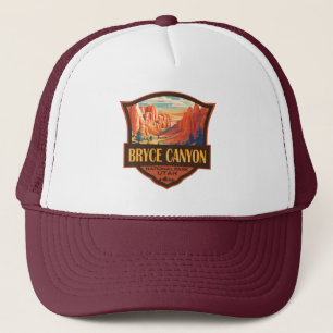 Bryce Canyon Nationalpark Reise Kunst Vintage Truckerkappe
