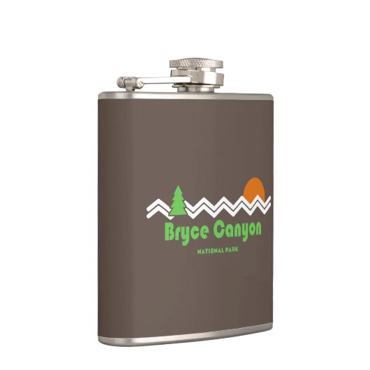 Bryce Canyon Nationalpark Retro Flachmann (Rechts)