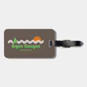Bryce Canyon Nationalpark Retro Gepäckanhänger (Rückseite horizontal)