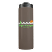 Bryce Canyon Nationalpark Retro Thermosbecher (Vorderseite)