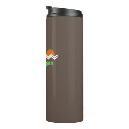 Bryce Canyon Nationalpark Retro Thermosbecher (Nach rechts gedreht)