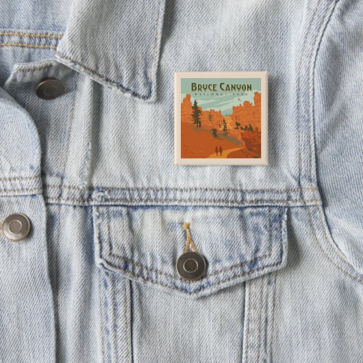 Bryce Canyon Nationalpark Rock Formationen Button (Beispiel)