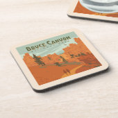 Bryce Canyon Nationalpark Rock Formationen Getränkeuntersetzer (Linke Seite)
