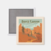 Bryce Canyon Nationalpark Rock Formationen Magnet (Vorderseite/Rückseite)