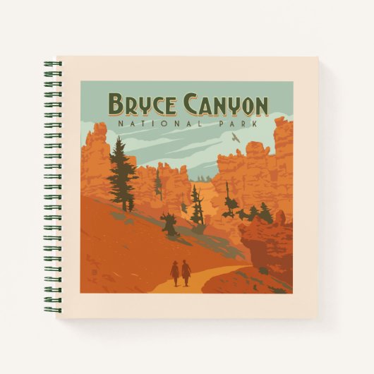Bryce Canyon Nationalpark Rock Formationen Notizblock (Vorderseite)