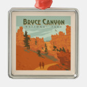 Bryce Canyon Nationalpark Rock Formationen Ornament Aus Metall (Vorne)