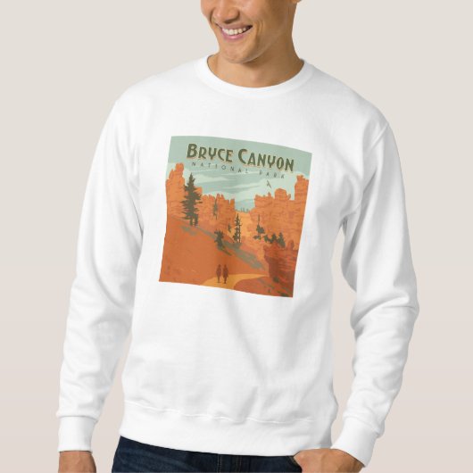 Bryce Canyon Nationalpark Rock Formationen Sweatshirt (Vorderseite)
