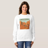 Bryce Canyon Nationalpark Rock Formationen Sweatshirt (Vorne ganz)