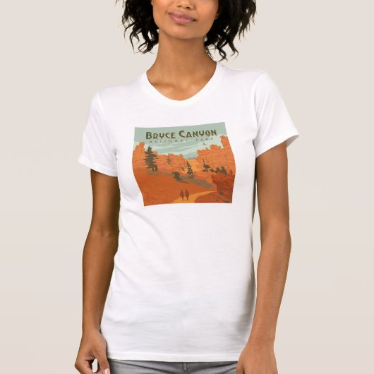 Bryce Canyon Nationalpark Rock Formationen T-Shirt (Vorderseite)