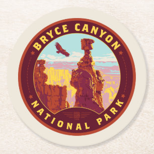 Bryce-Canyon-Nationalpark Runder Pappuntersetzer