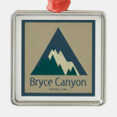 Bryce Canyon Nationalpark Rustic Ornament Aus Metall (Vorne)