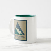 Bryce Canyon Nationalpark Rustic Zweifarbige Tasse (Vorderseite Links)