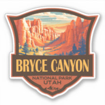 Bryce Canyon Nationalpark Travel Art Vintag